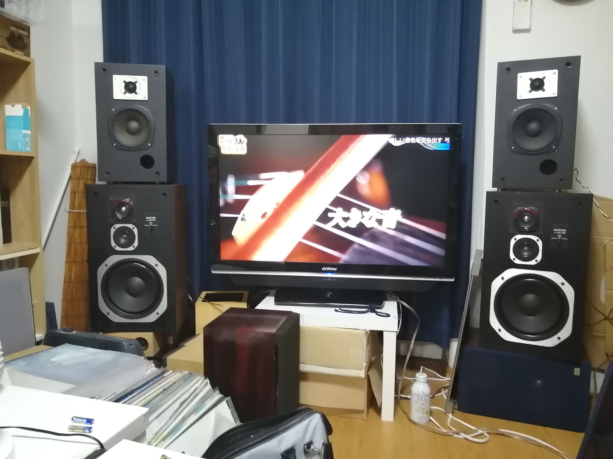 中古でONKYOのAS500Hなるスピーカースタンドを手に入れました。ONKYO