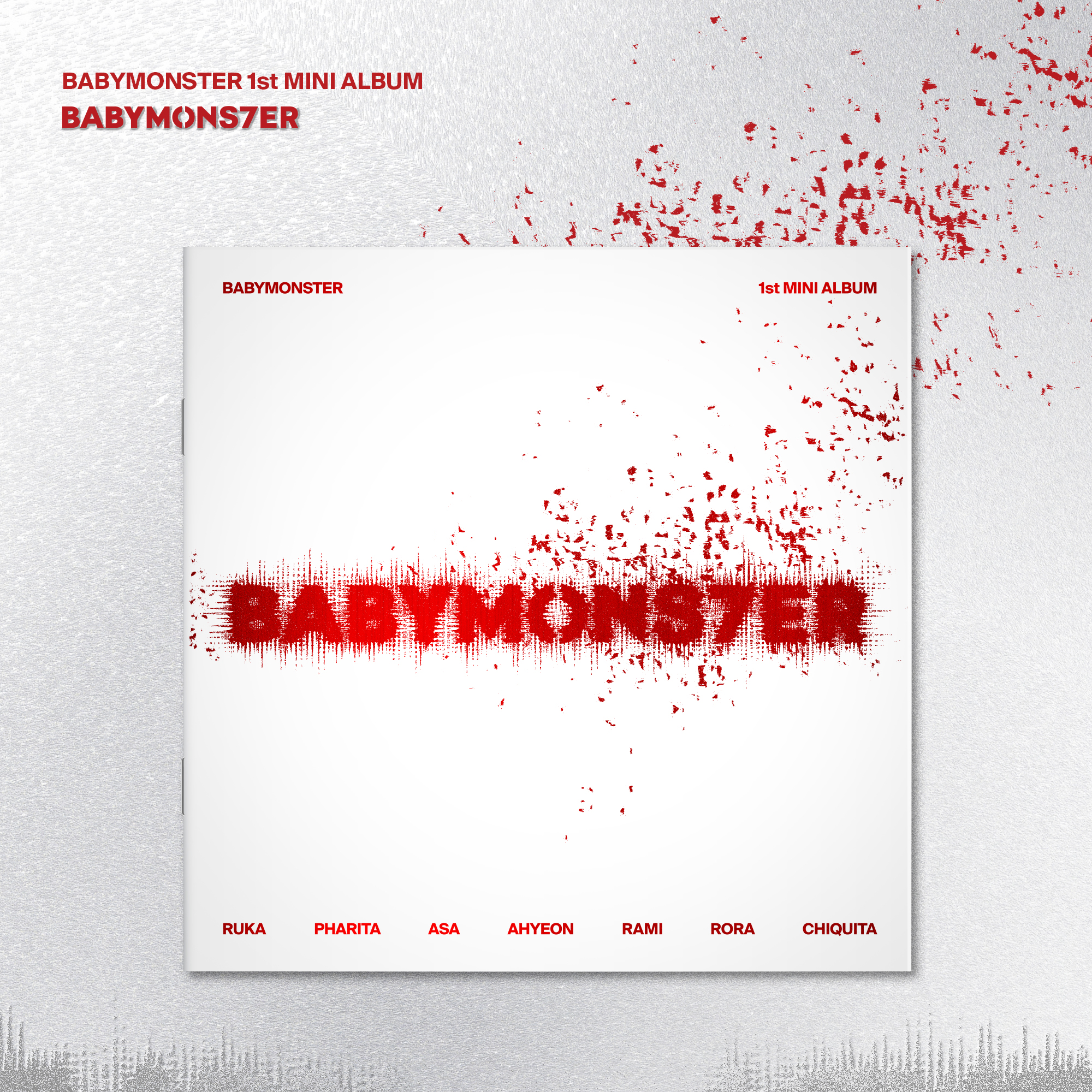 BABYMONSTER 1st MINI ALBUM [BABYMONS7ER] ⁍Release Date: 2024.04.01 