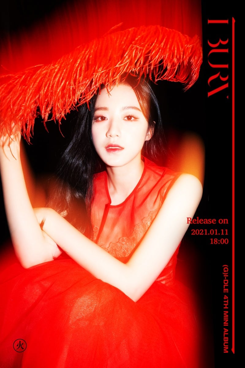 G)I-DLE 4th Mini Album [I burn] 화(火) Ver. 🔥 Concept Image 3