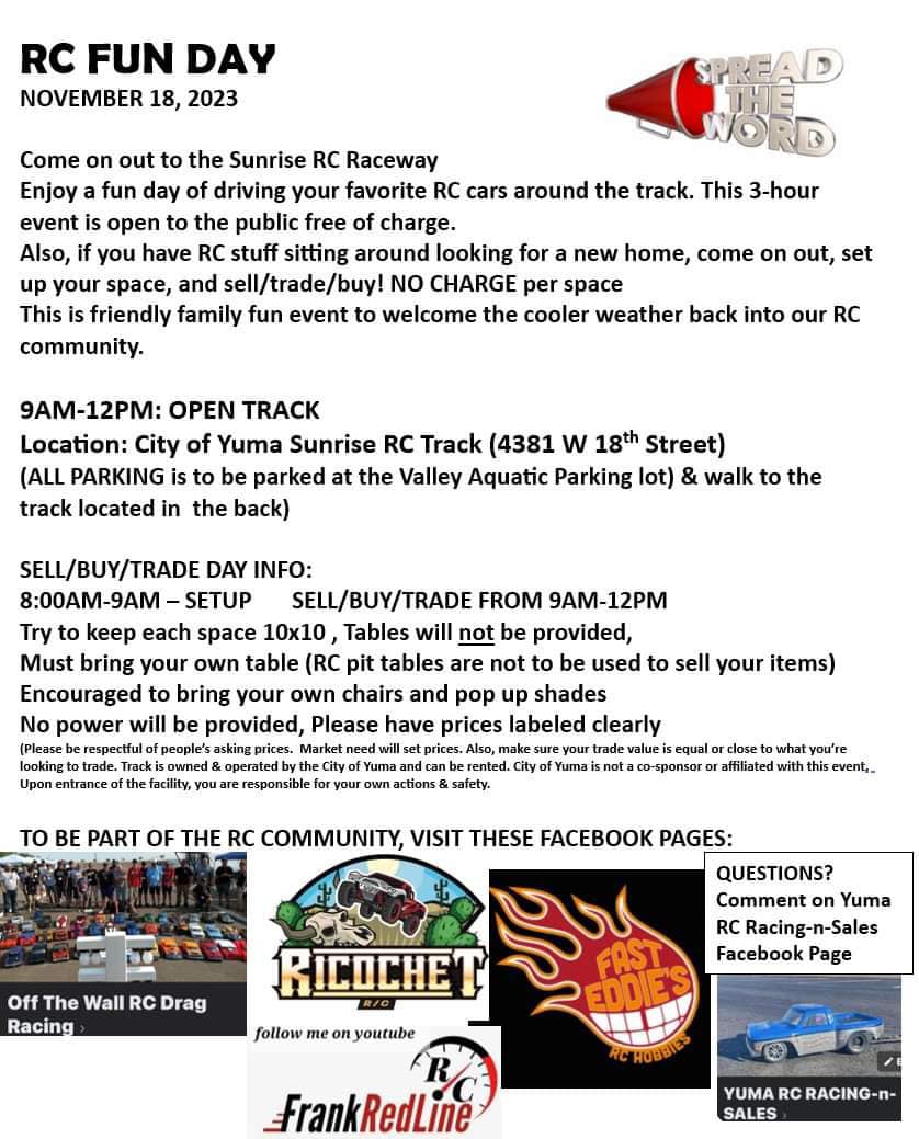 Yuma RC Raceway | Yuma AZ