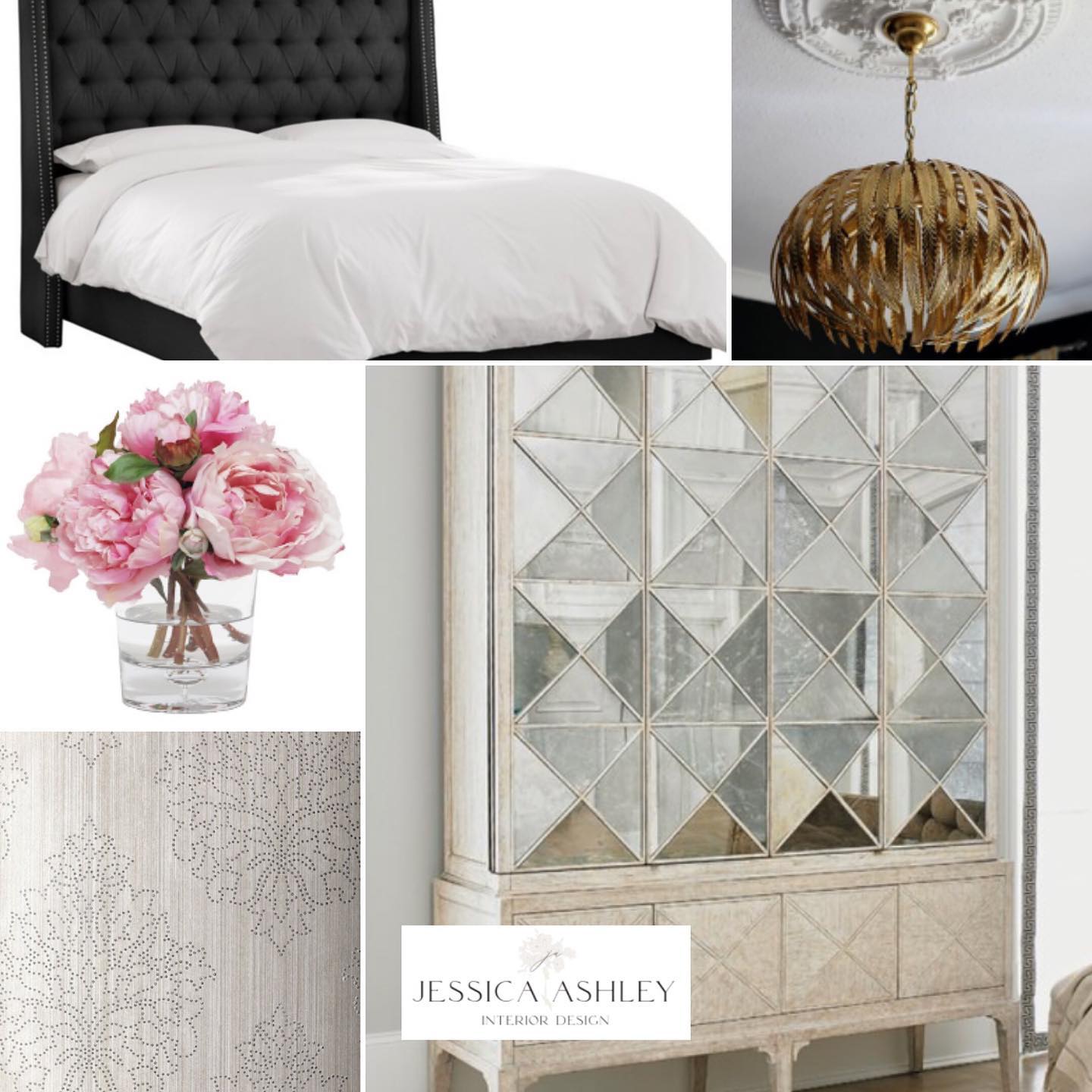 This master bedroom design for... - Jessica Ashley Designs