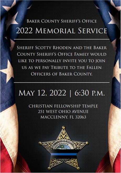 Sheriff Scotty Rhoden... - Baker County Sheriff's Office | Facebook