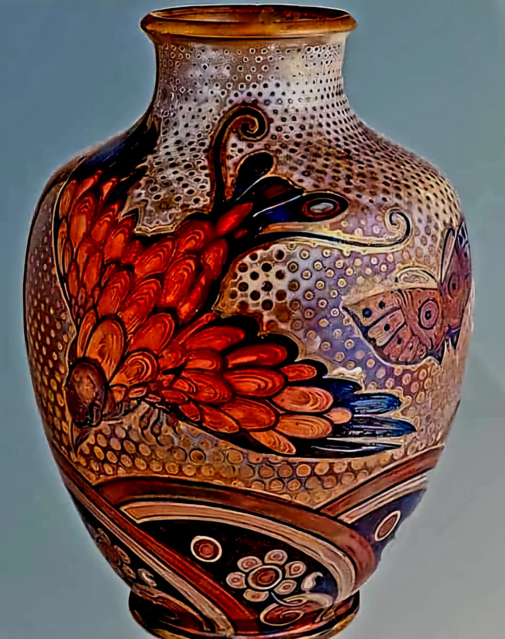 Galileo Chini vases from San Lorenzo oven