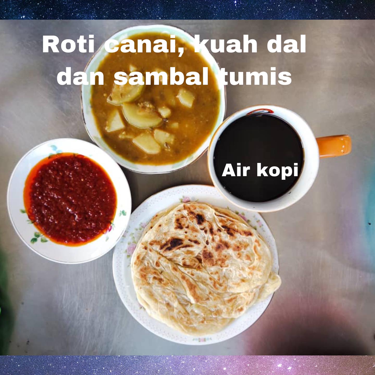 Baitus Solehah Sarapan Pagi Roti Canai Cecah Kari Dal Facebook