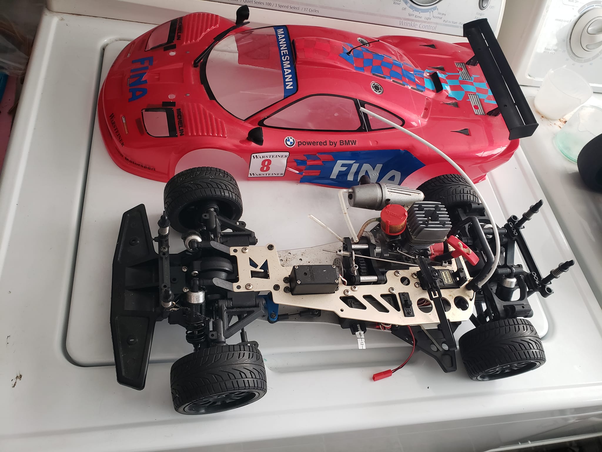 Kyosho Superten FW03 with OS Max 15LD nitro engine for sale