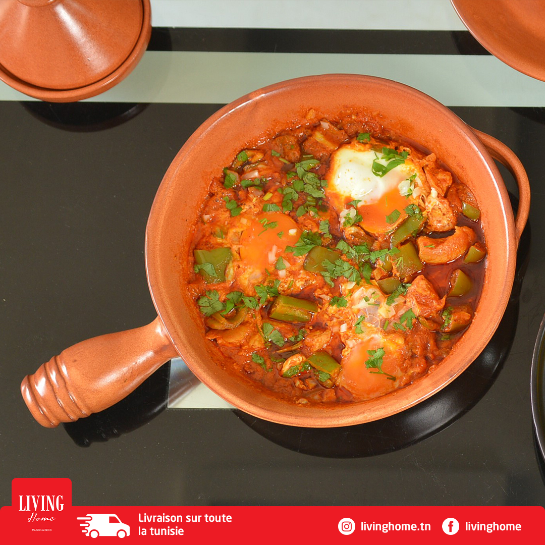 Tajine Terre Cuite Marocaine 32 Cm Turquoise - Cocotte Traditionnelle Authentique Avec Couvercle