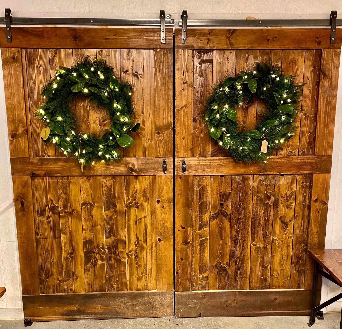 Our sliding barn doors are fully... - Great Lakes Reclaimed