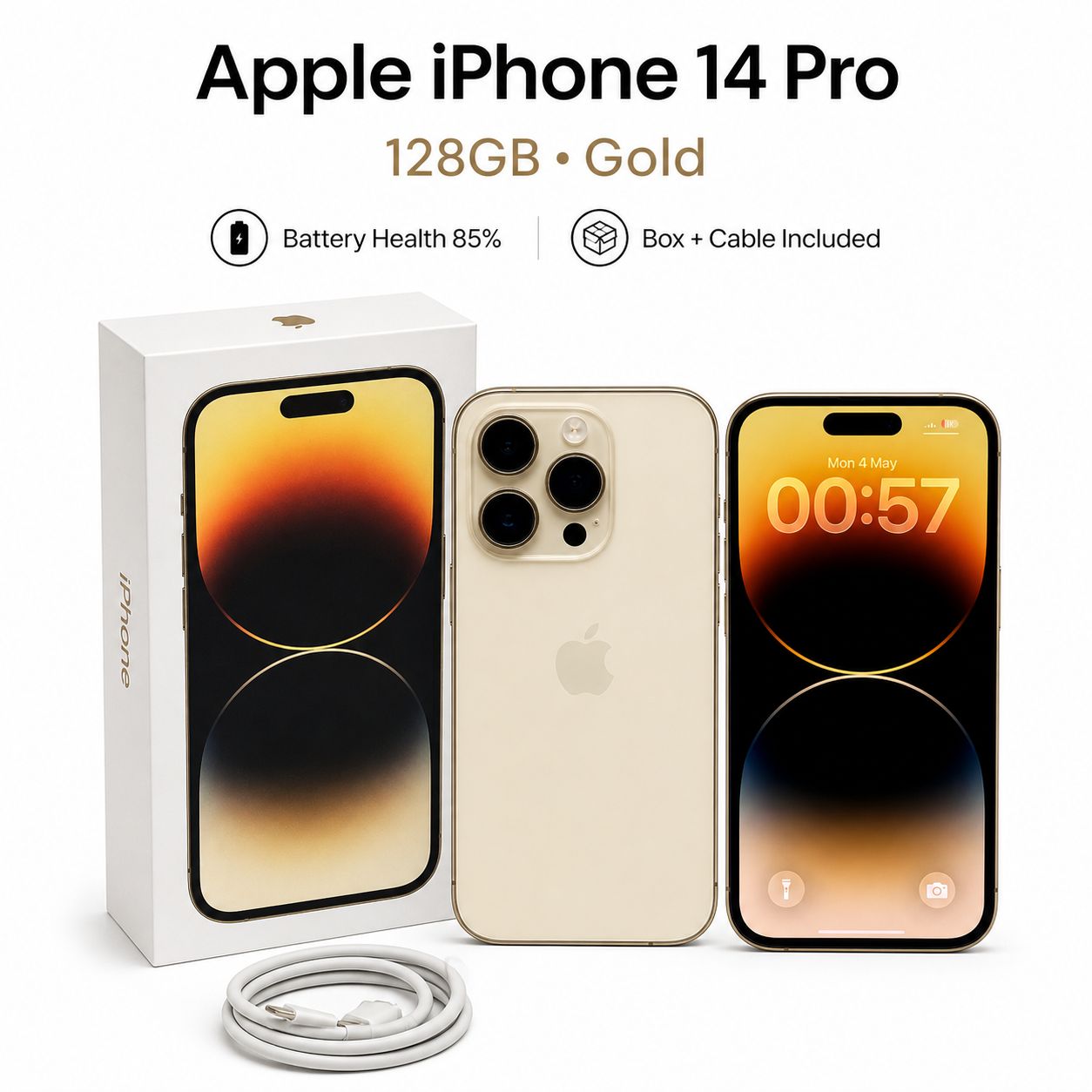 Iphone 14 pro gold 128GB