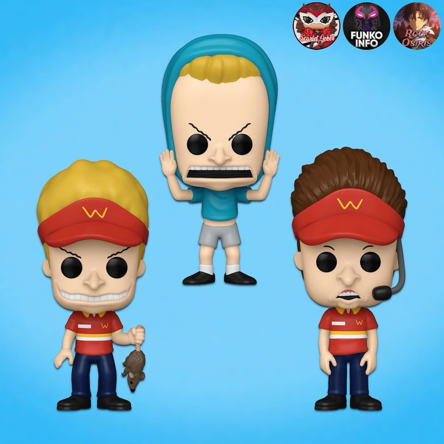 Beavis & Butt-Head Mondo Squads Action Figure Set now available to
