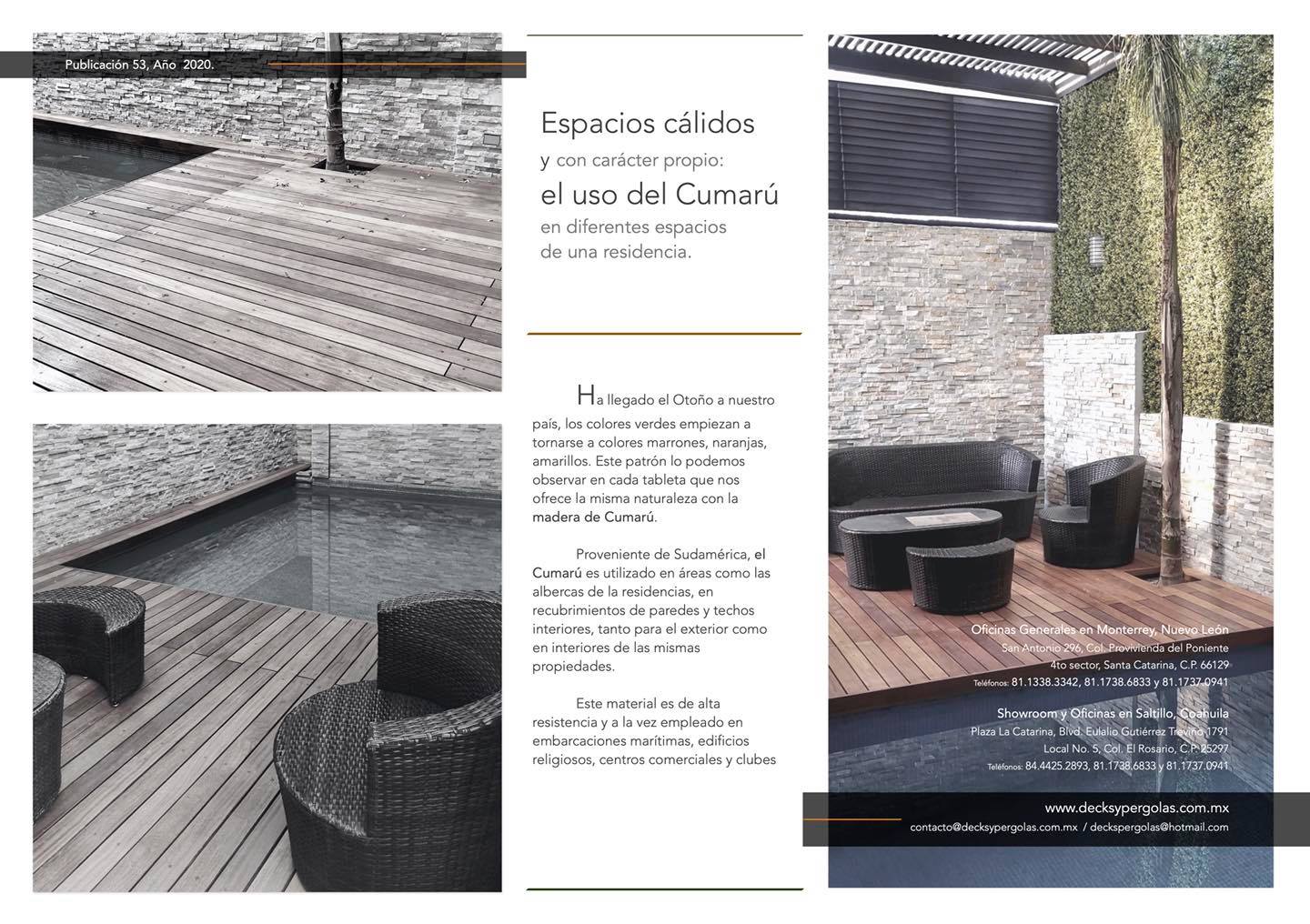 Espacios cálidos y con... - Decks y Pérgolas Monterrey | Facebook