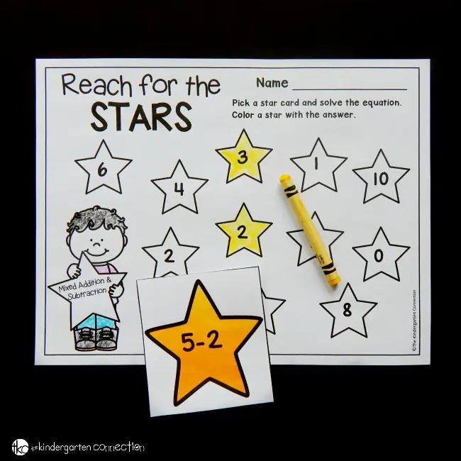This Star Themed Addition... - The Kindergarten Connection