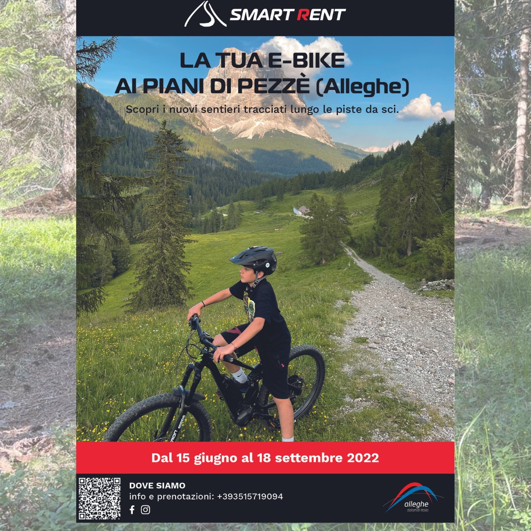 La tua e-bike la puoi noleggiare... - Smart Rent Alleghe