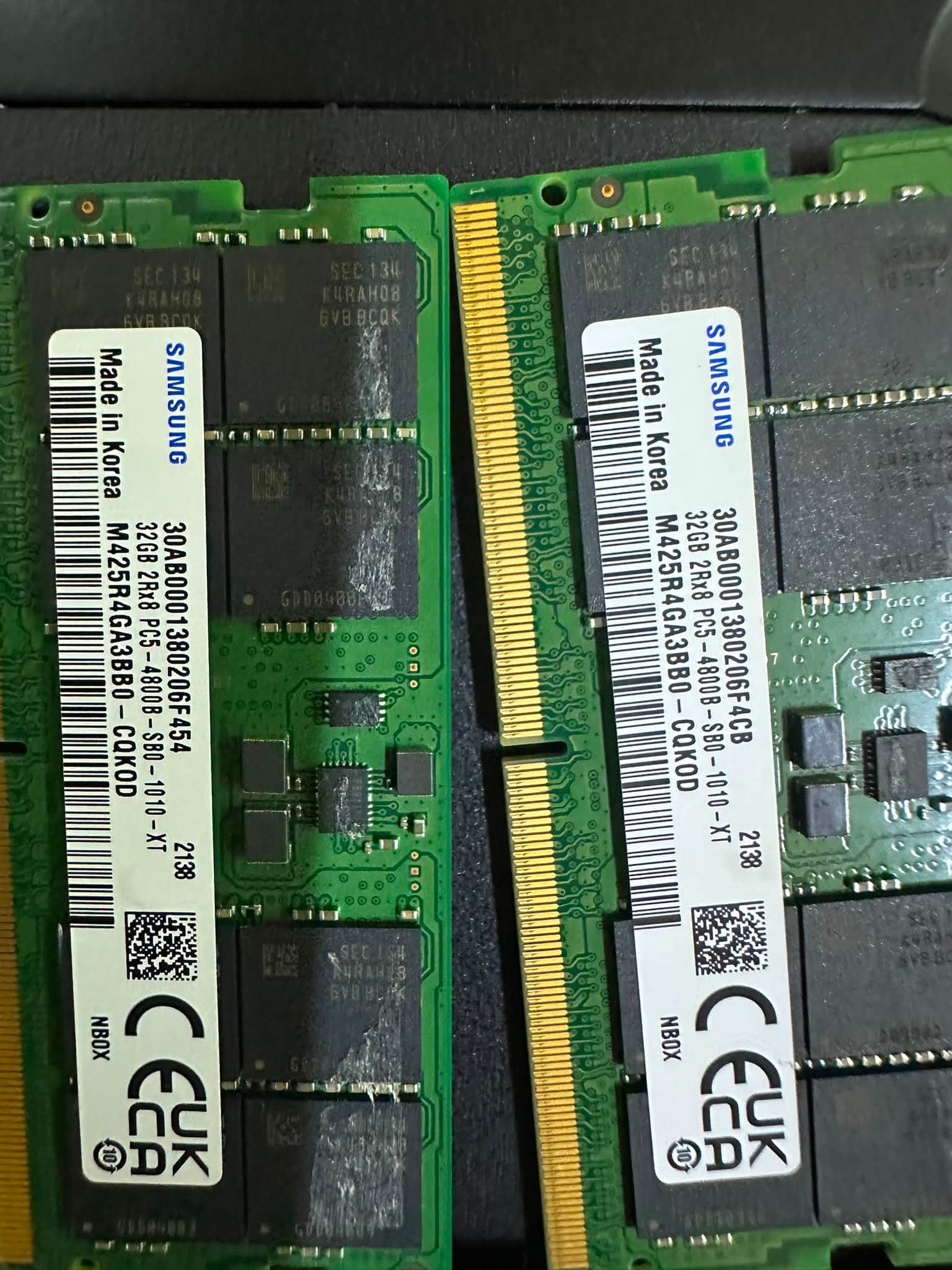 DDR5-32GB 4800$5600 Samsung