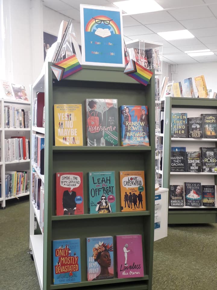 RBWM Libraries - Sunninghill’s YA display for Pride Month...