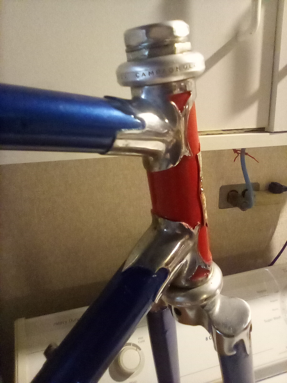 Fourche Vélo Route RIVOLA Vintage Années 90 - Filetée 1", 700C, Acier, Couleur Verte