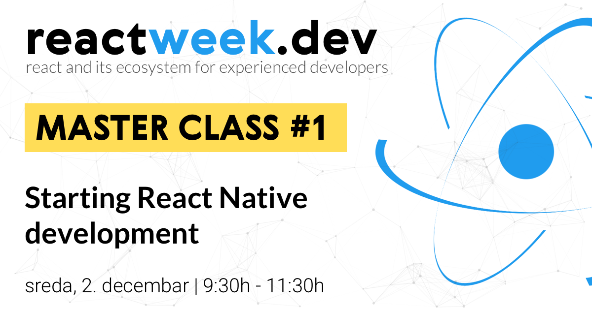 React Week Dev - Why should you attend our Master Classes?...