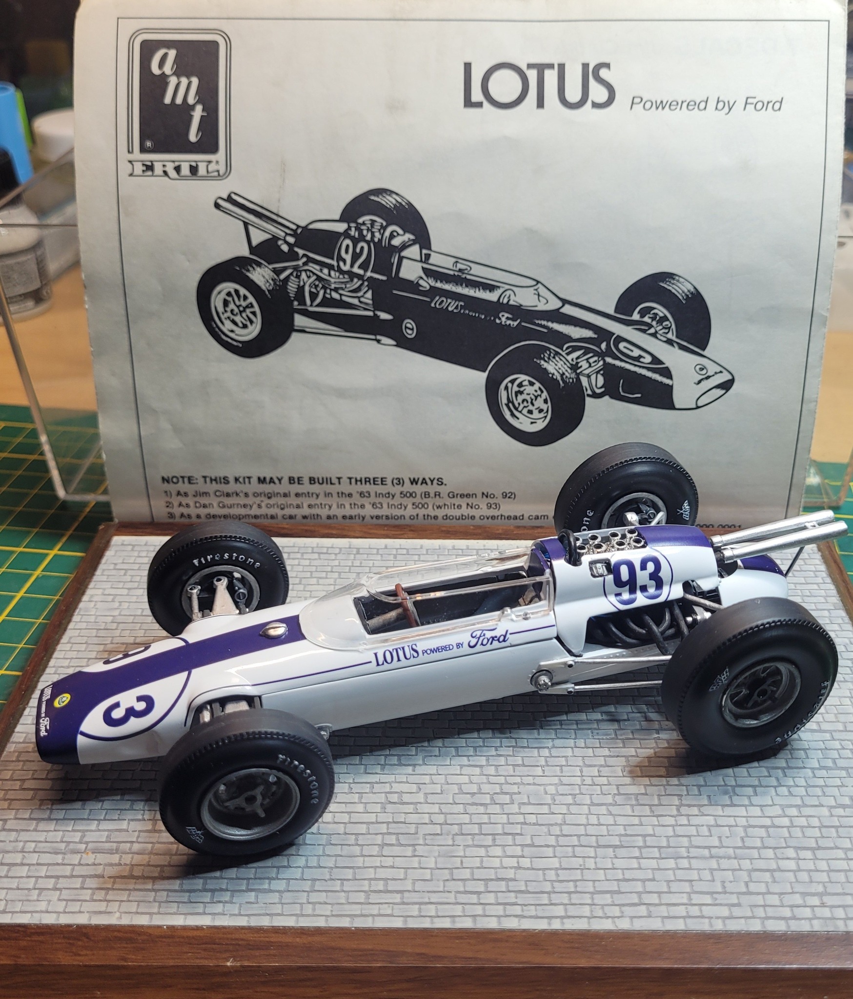 Lotus 29 model car kit by AMT