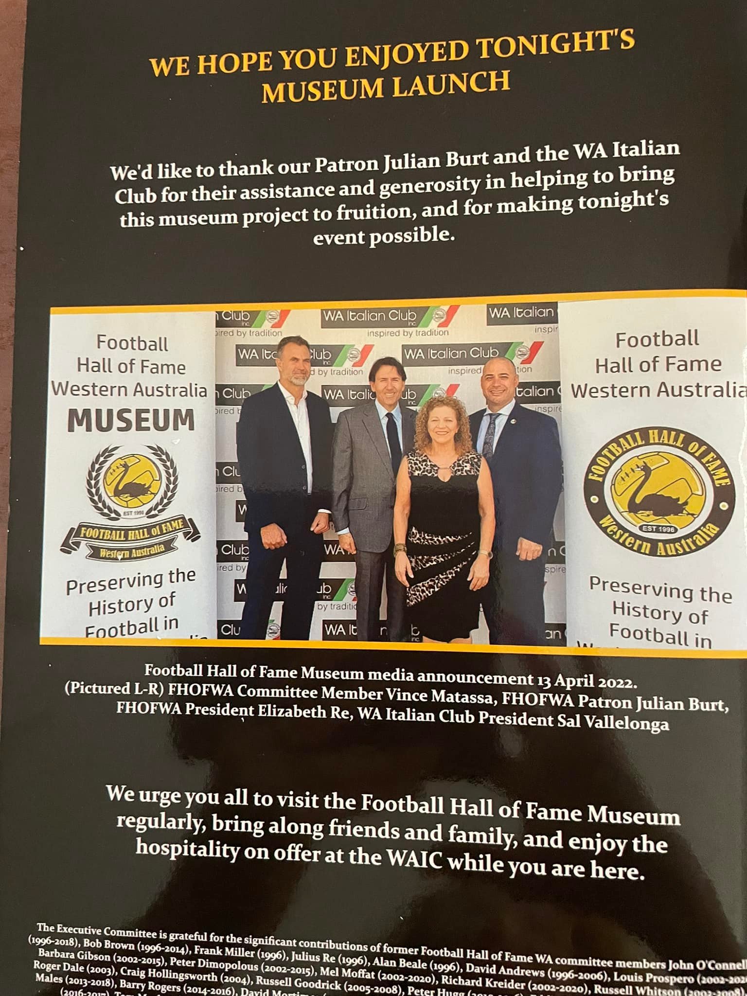 Football Hall of Fame Western Australia
