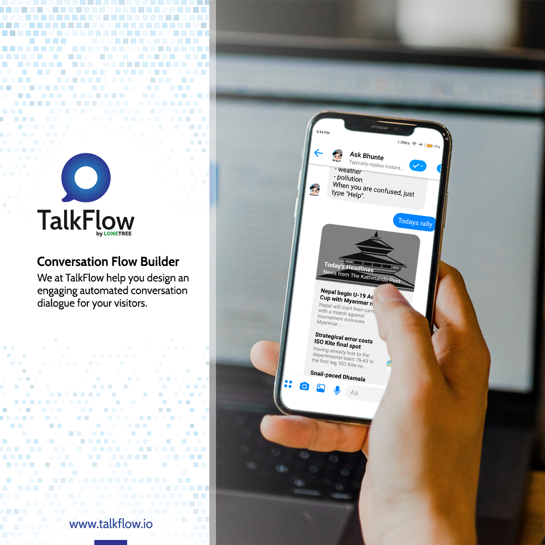 TalkFlow - A bot is a series of automation conversations...