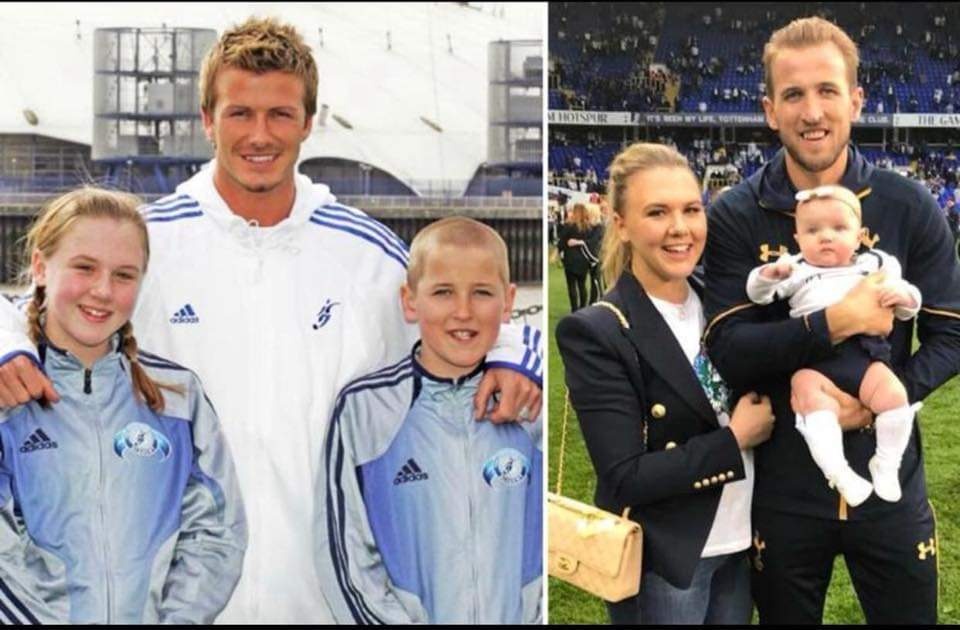 Harry Kane's wife Katie has shown her support for the Three Lions