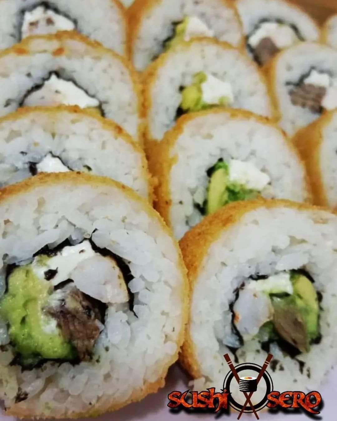Sushi sero - 🦐 Mar y tierra roll 🐄 - camaron🍤 - carne🐮 -... | Facebook