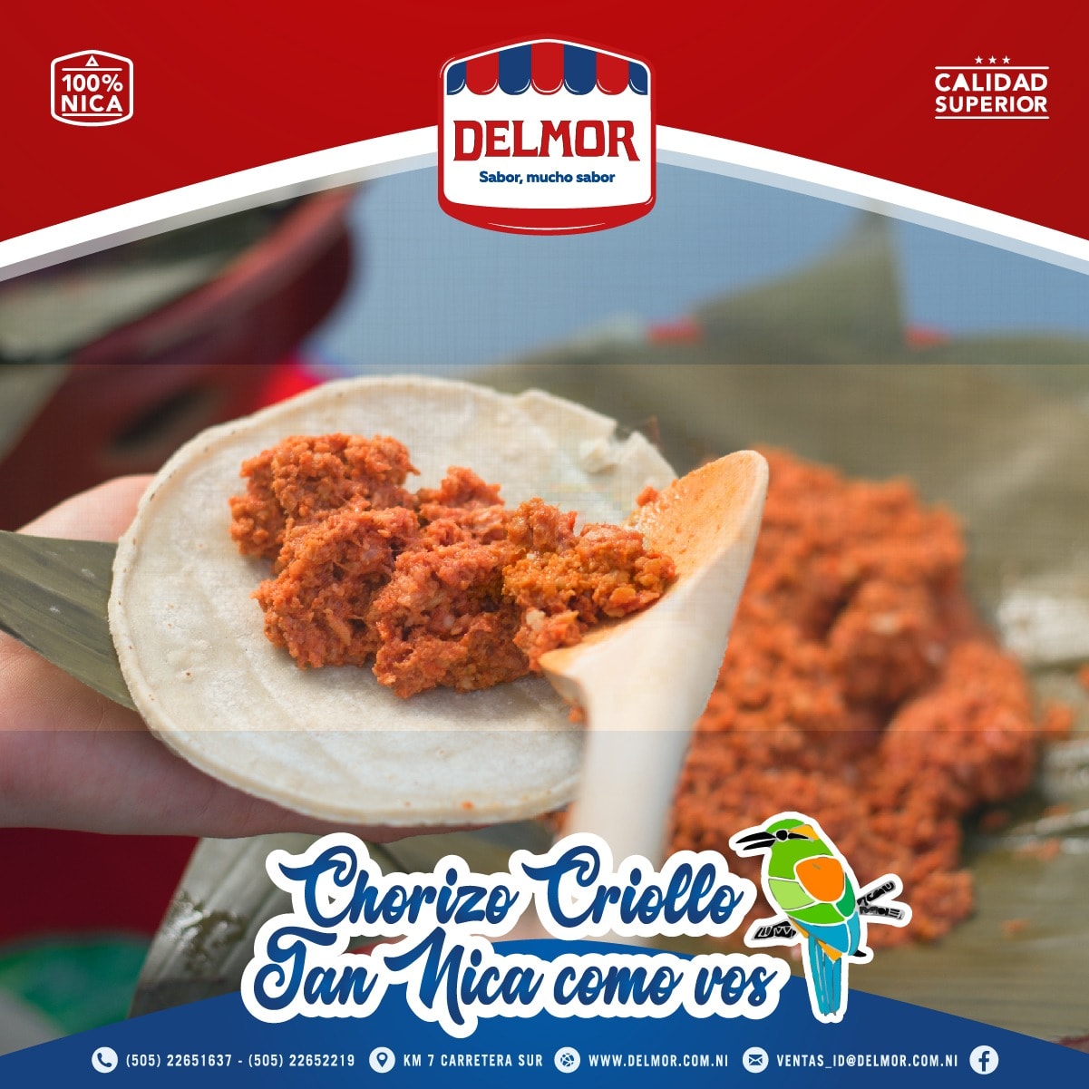 Delmor - En este mes patrio llevá el sabor, mucho sabor a...