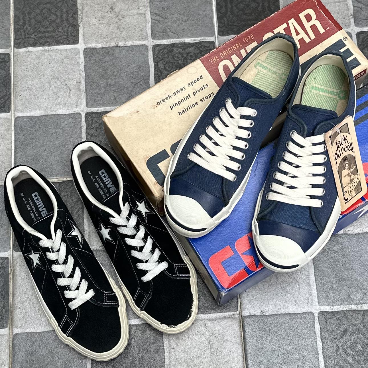 Converse Jack Purcell and All Star made in USA