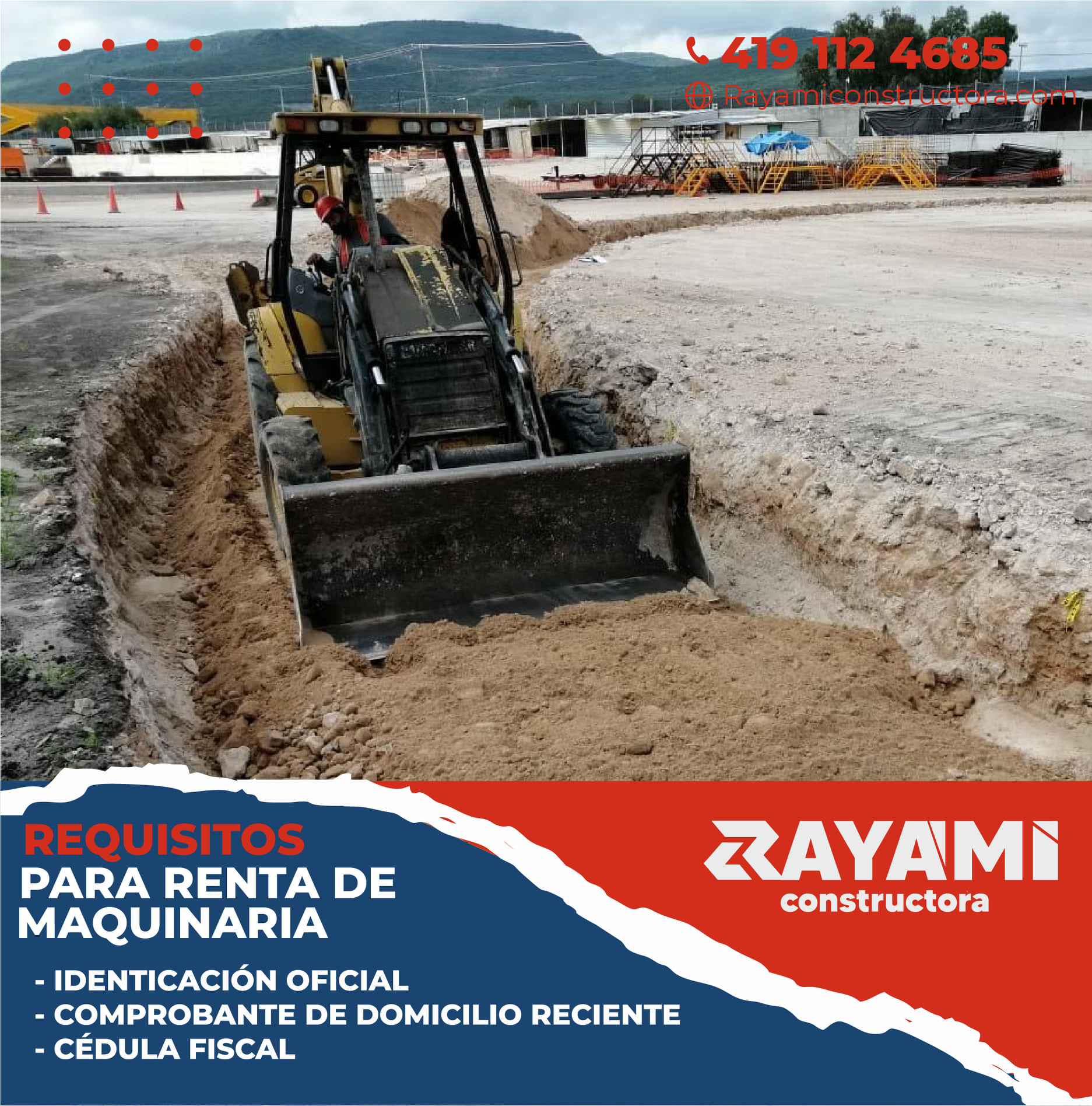 📌¿Necesitas MAQUINARIA PESADA?⛔... - Constructora Rayami5 | Facebook