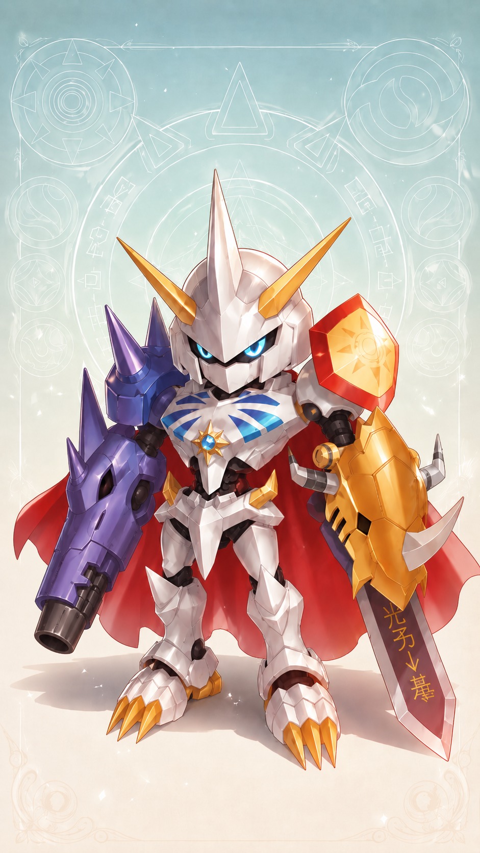A Holy Knight Digimon and member of the Royal Knights, Omnimon was ...