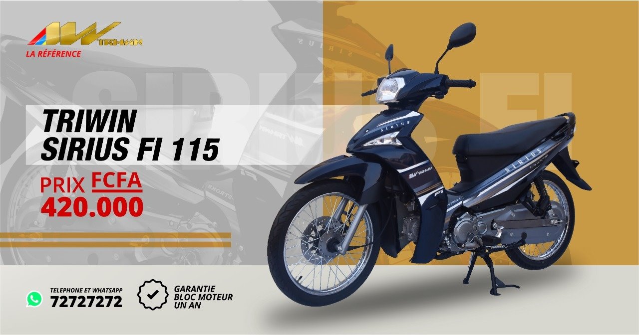 La TRIWIN Sirius 115 Fi vous offre un... - Jincheng Moto SA | Facebook