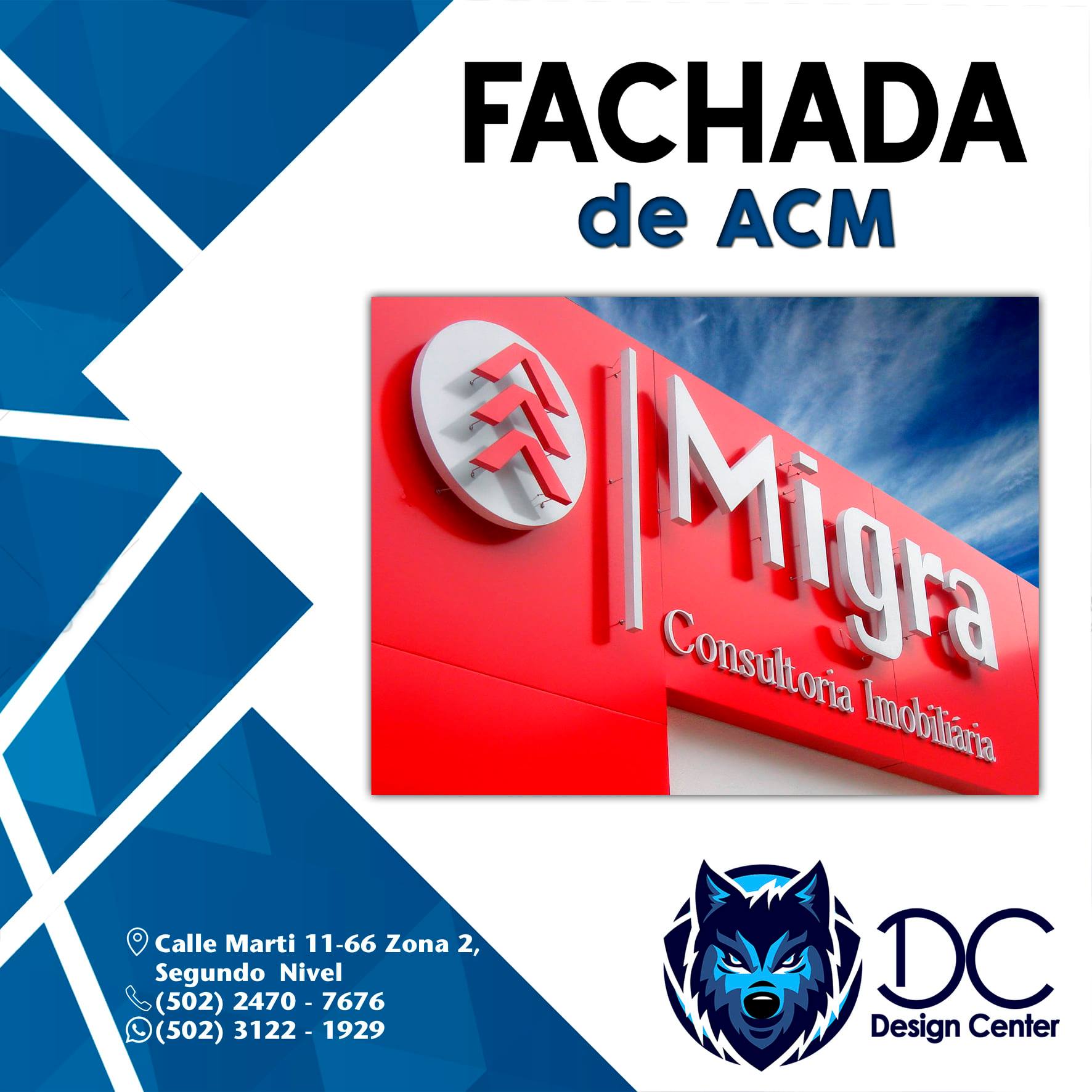 Design Center - 🔥Fachadas en ACM con Rótulos...