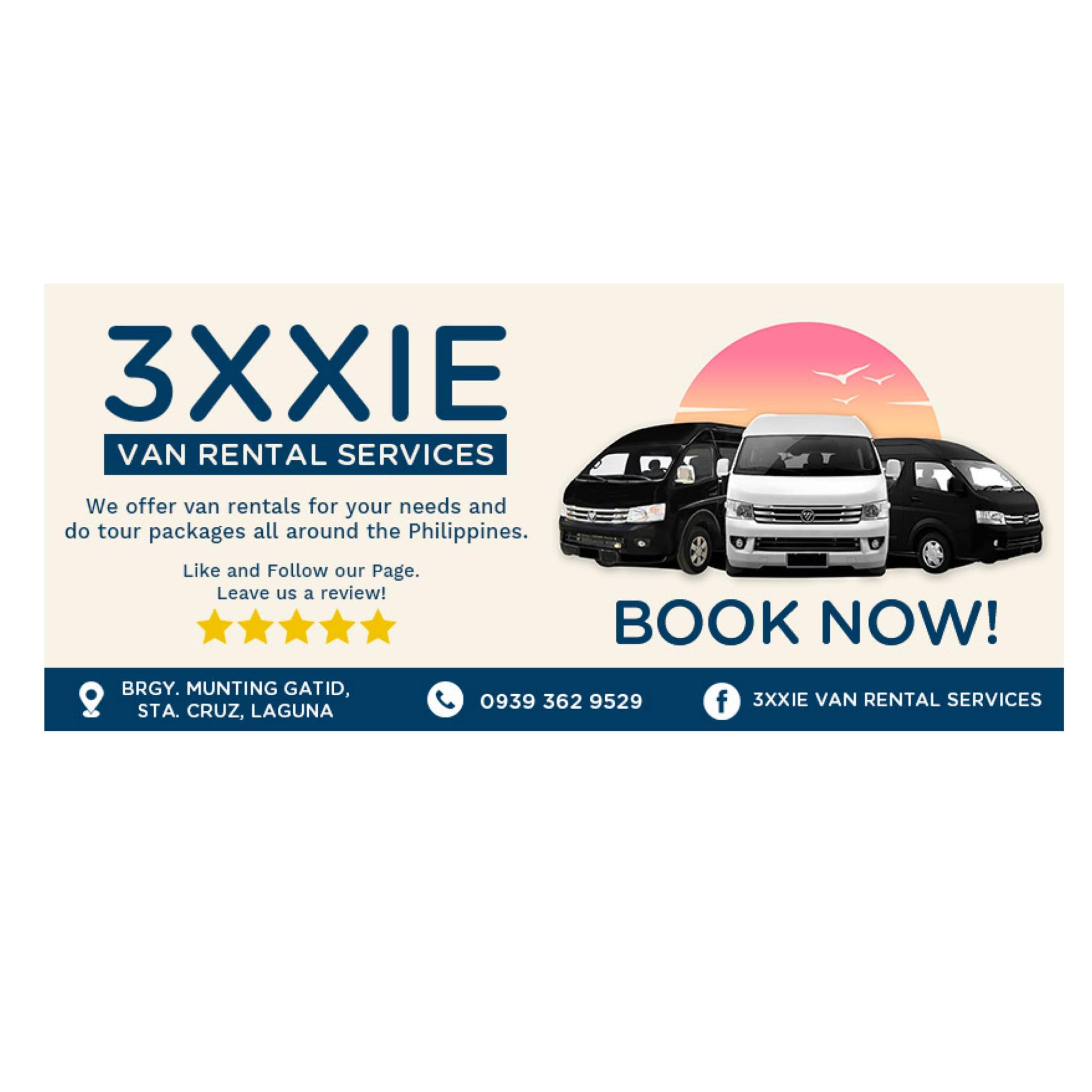 3xxie Van Rental Services | Sta. Cruz