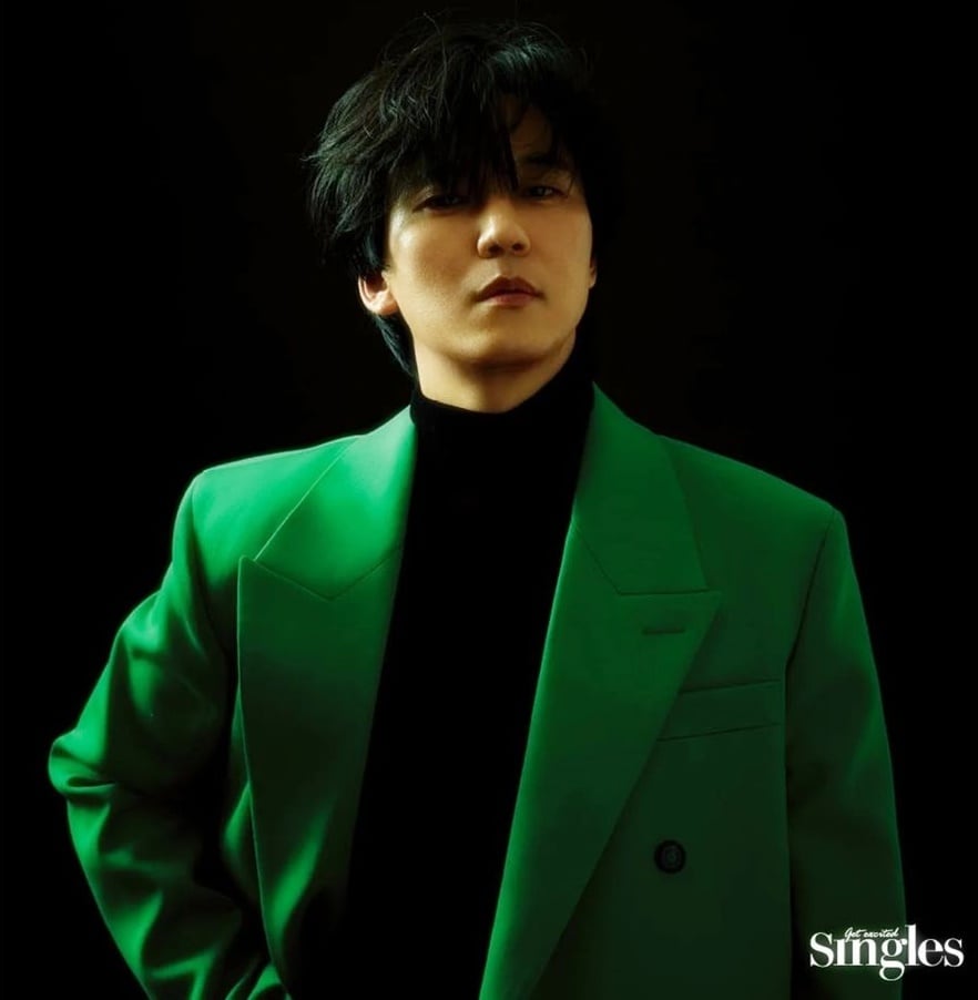 Kim Nam Gil during the Q & A portion of his recent show in Japan