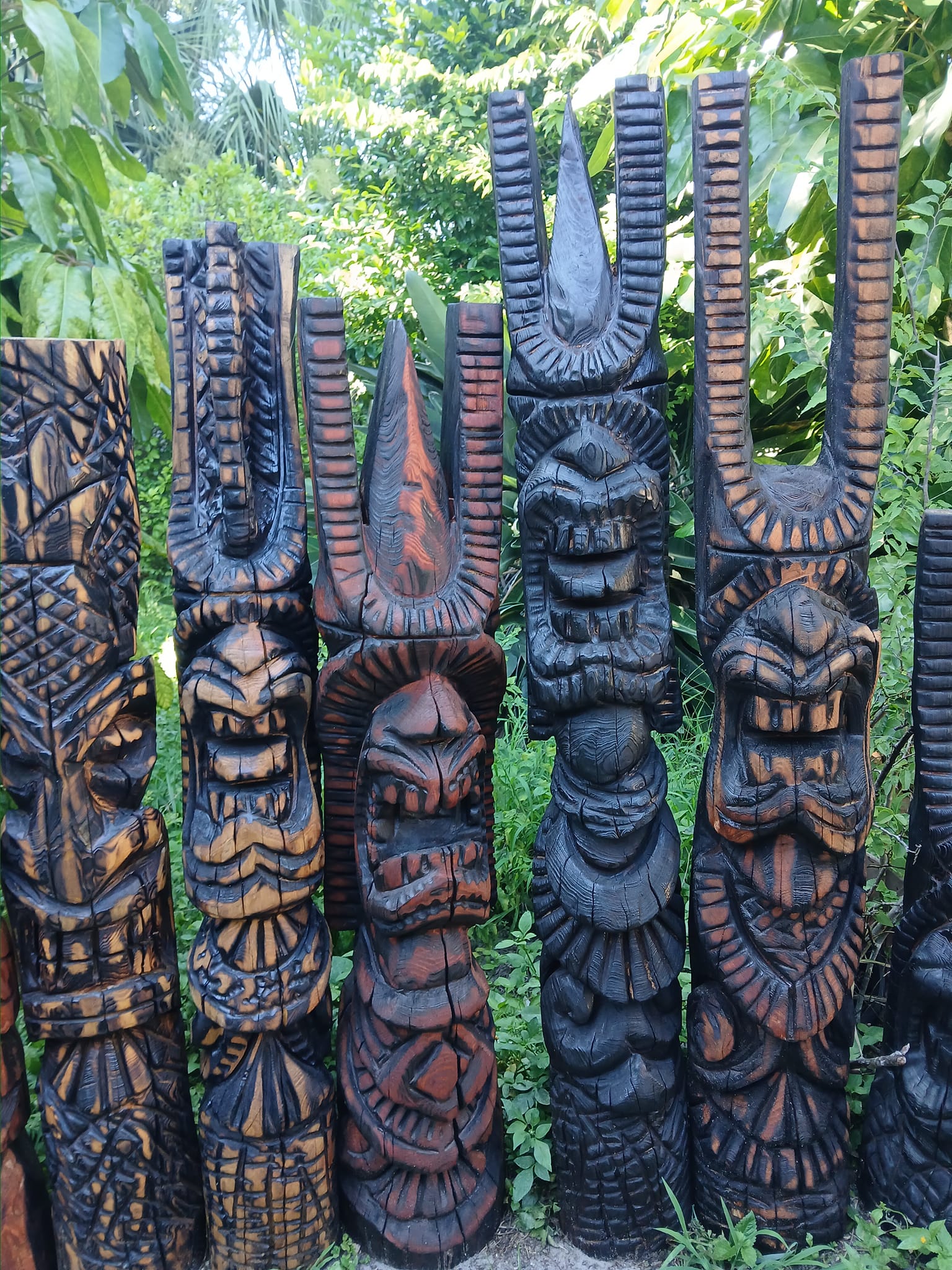 ビンテージ　アンティーク　ミッドセンチュリー　ミステリアス TIKI テコテコ Tiki's mid century traditional tiki set