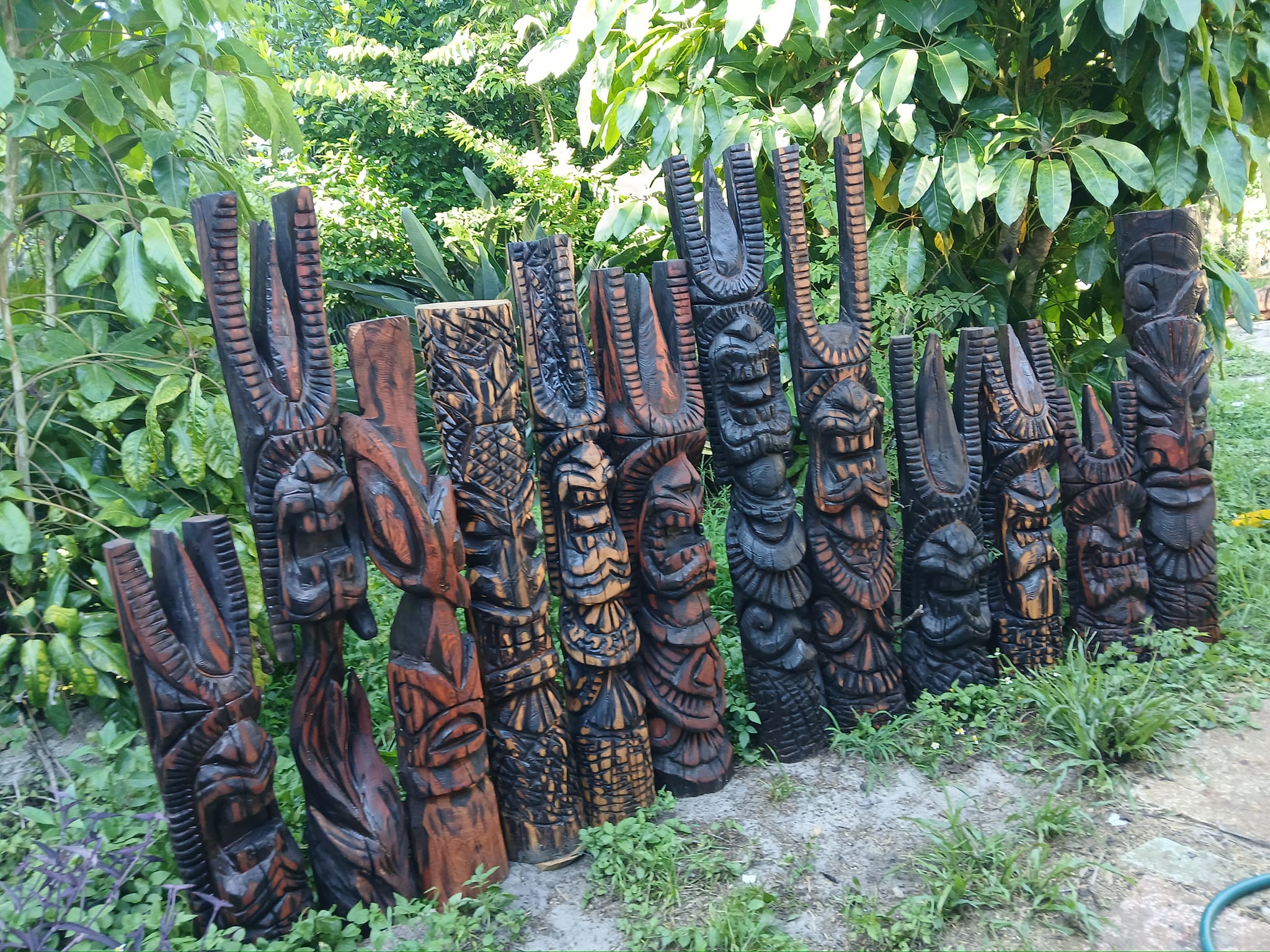 Tiki's mid century traditional tiki set