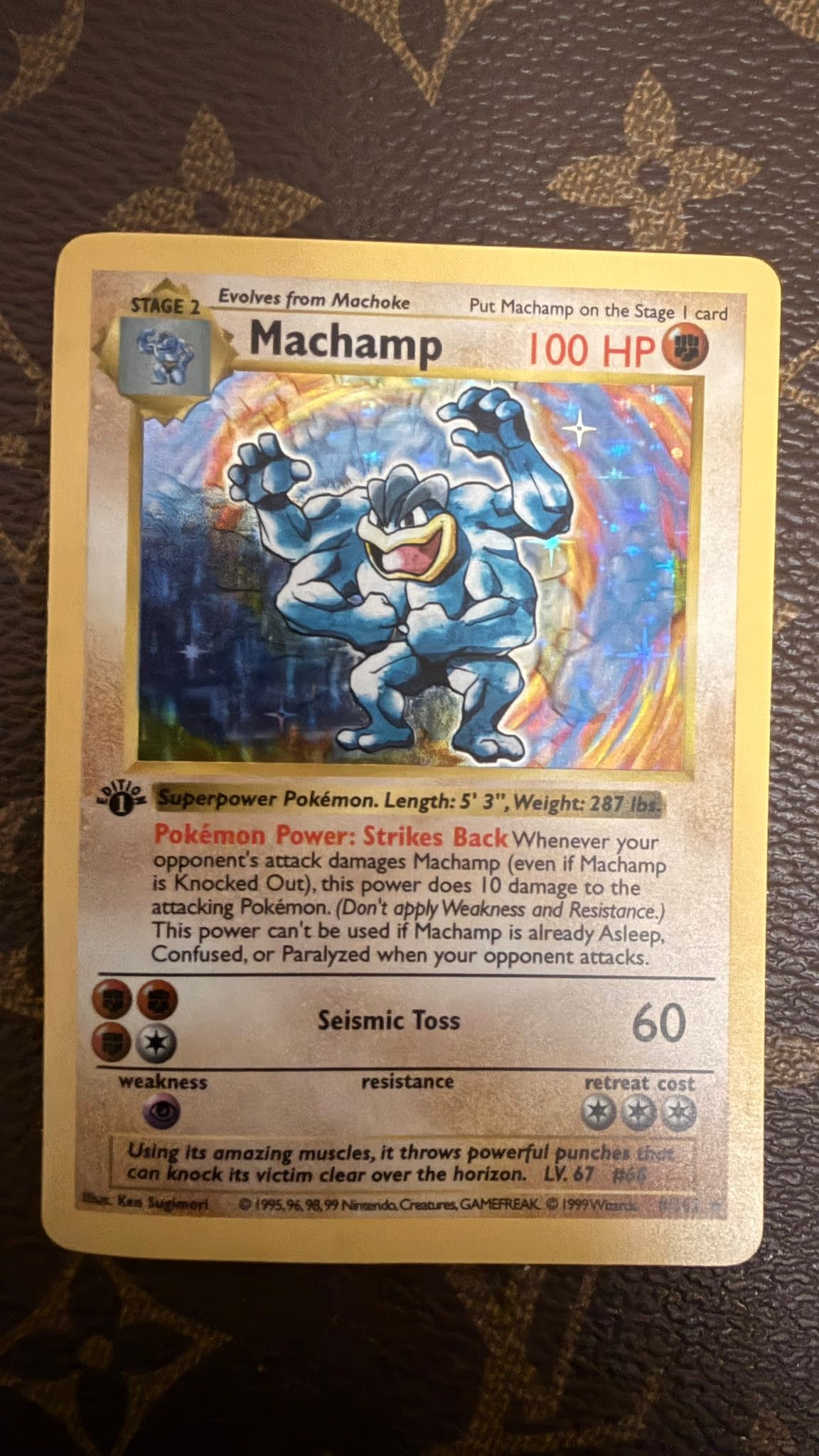rare pokemon cards machamp V 172/189 Ultra Card (SWSH Astral Radiance) + TitanCards Toploader Toys [FFF] Bedrock Breaker (130) Discard any Stadium card in play MACHAMP Rare Holofoil Pokemon TCG