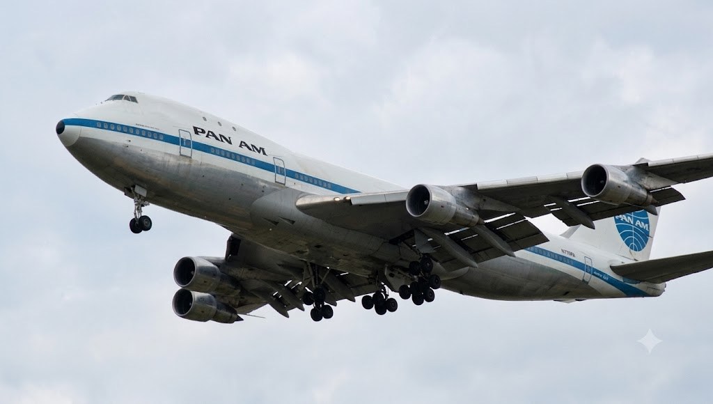 【稀少】PAN AM 747SP【IN FLIGHT】 Pan Am 747SP in flight.✈️