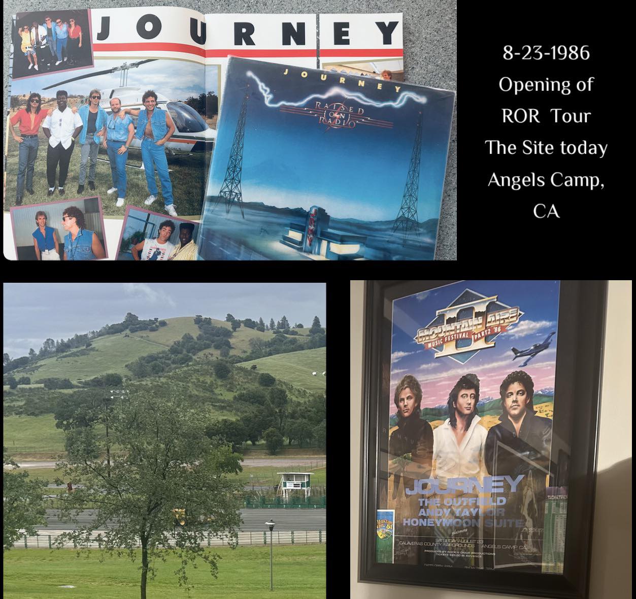 Who was at Journey's ROR tour show? | Angels Camp, CA