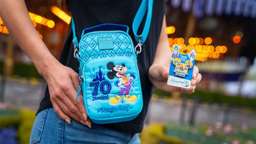 Here is a look at the Disneyland 70th Anniversary Lug at World of