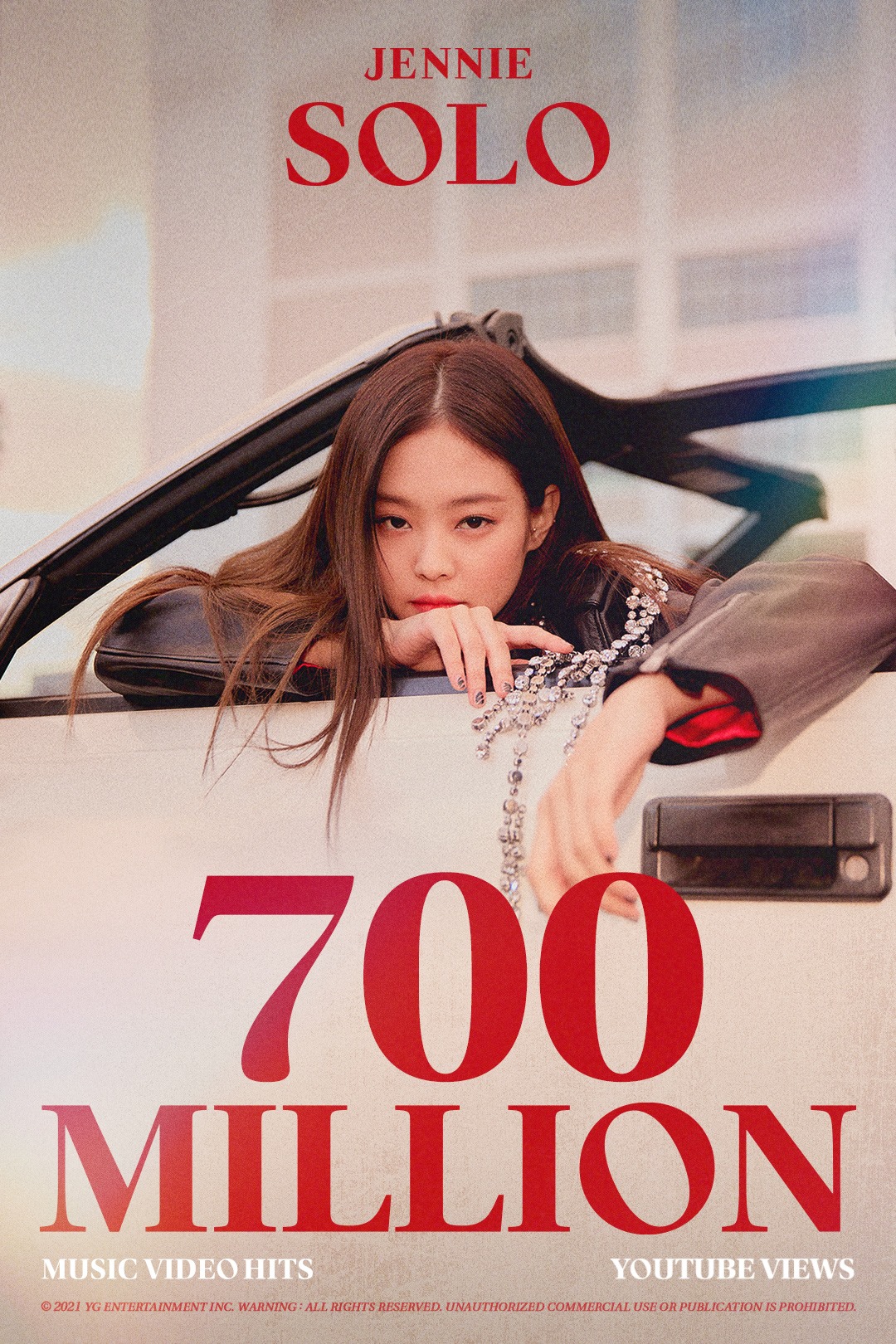 JENNIE 'SOLO' M/V HITS 700 MILLION VIEWS @Youtube BLINKs worldwide