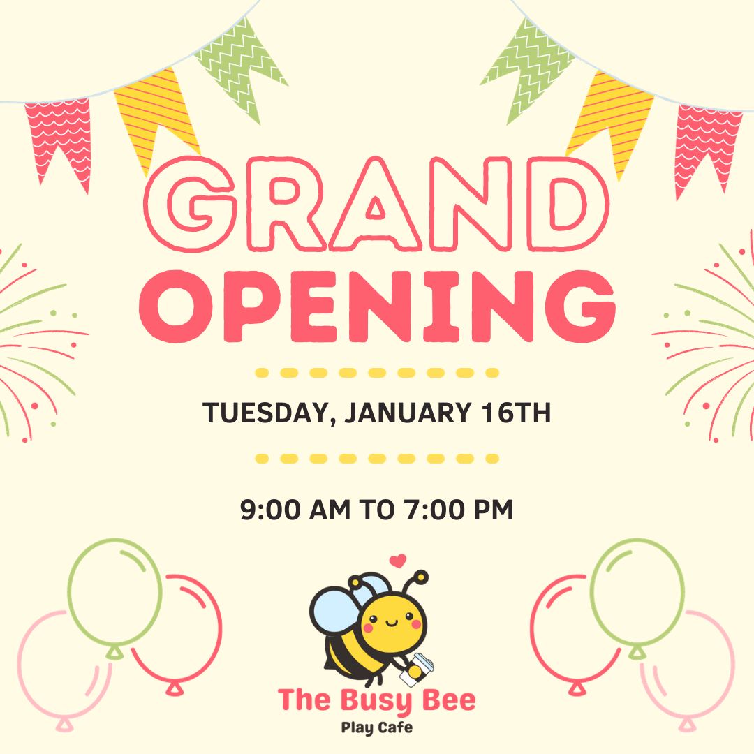THE WAIT IS FINALLY OVER! At... - The Busy Bee Play Cafe | Facebook