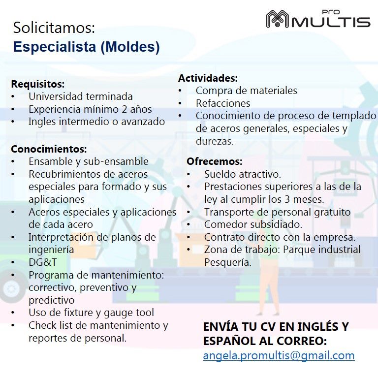 ¡Nueva Vacante! #ProMultis... - Pro Multis México | Facebook