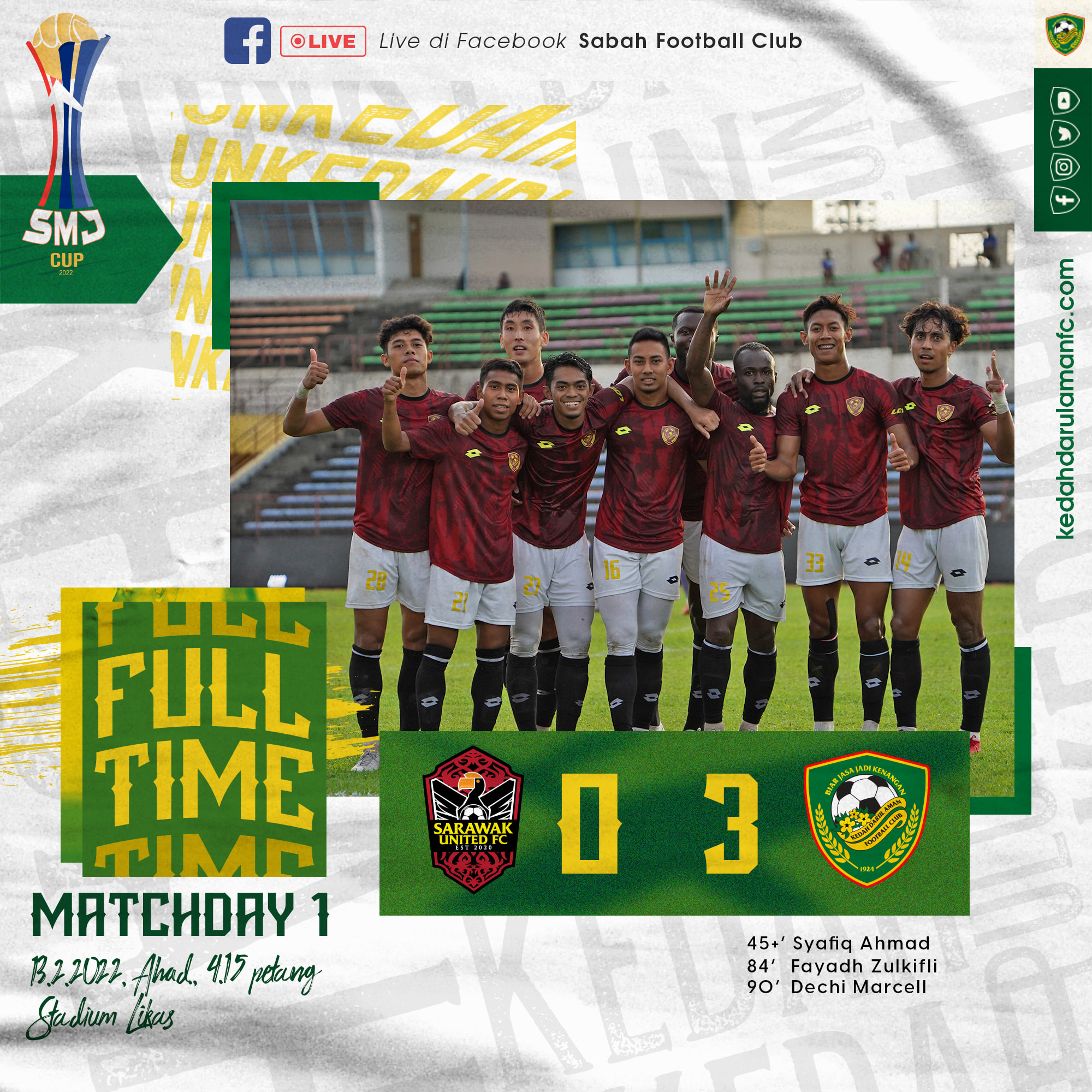 # MATCHDAY 1 SABAH MAJU JAYA... - Ultras Kedah 2009 - UK09 | Facebook