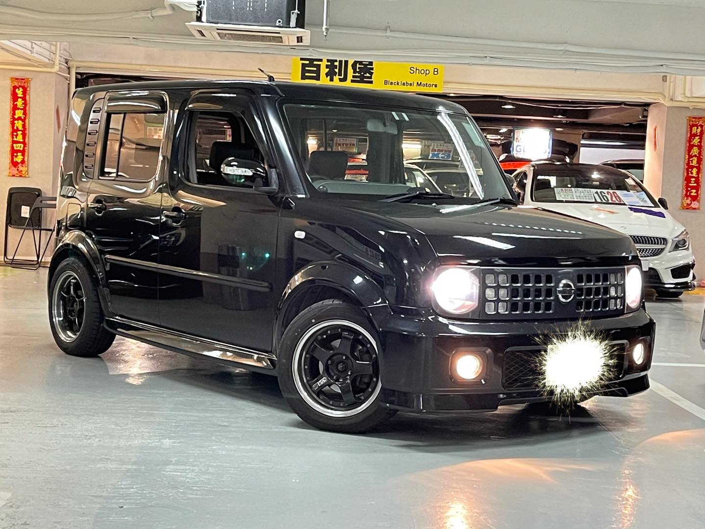 03/04 Cube 包圍 SSR鋏軨 4條新呔 HKS喉 Tein攪牙避震... - Blacklabel Motors