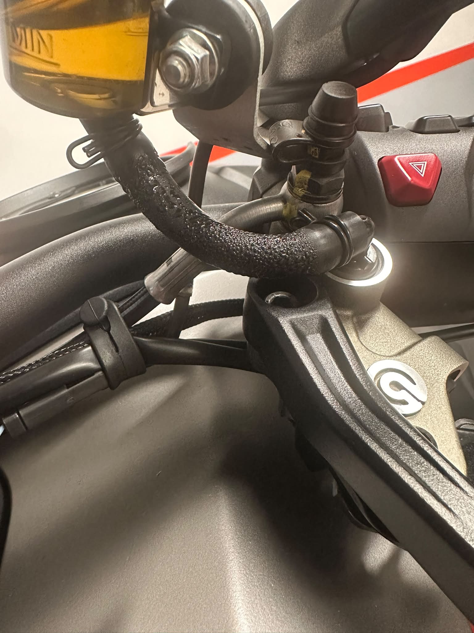 Telefono Piastra Staffa Supporto Per Navigatore GPS Per Moto Per Ducati Multistrada 950/S 1200S 1200 Enduro 2015-2021 Adattatore Per Staffa Di Montaggio Per Smartphone Navigatore Supporto(NERO 1