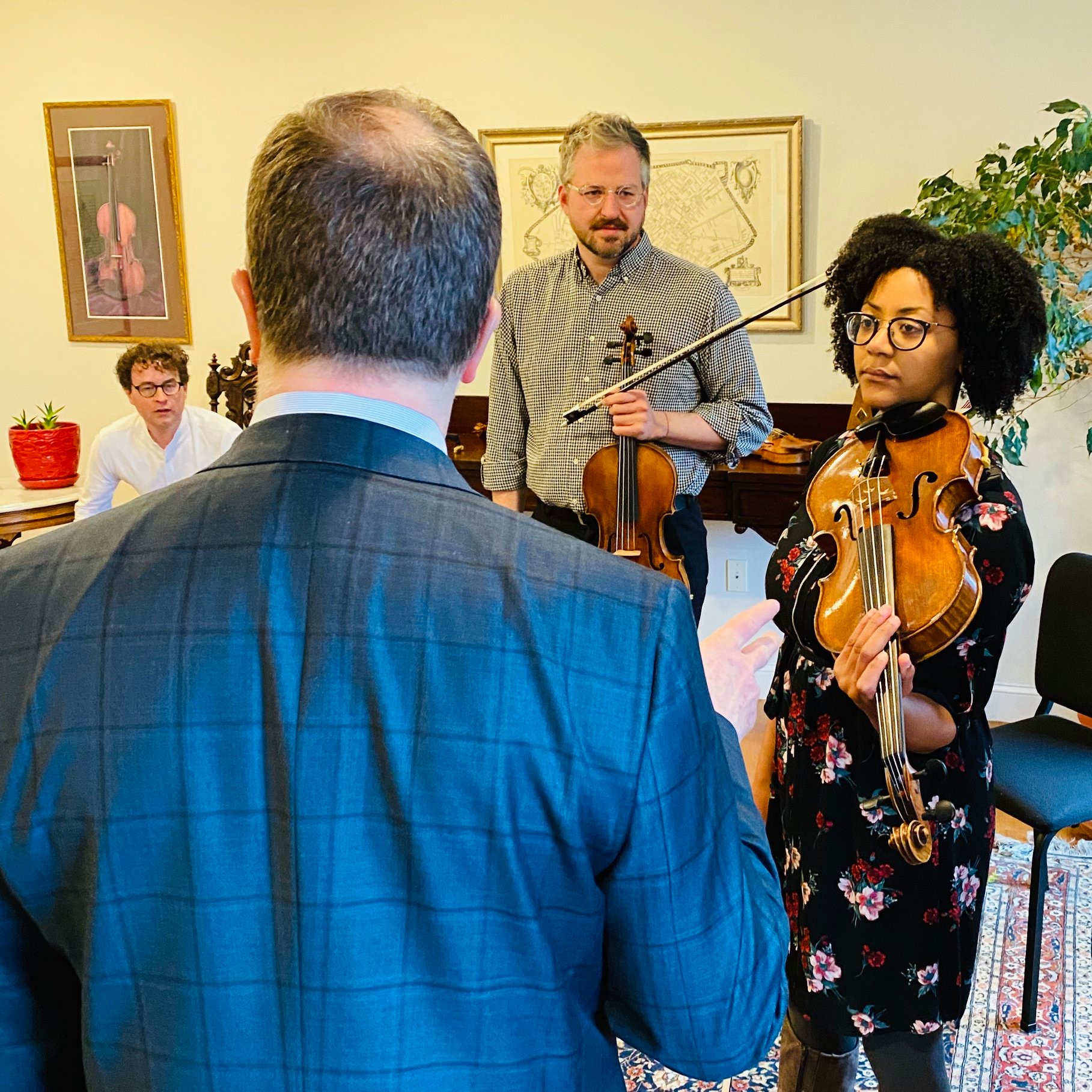 The Violin - We’re coming to you from Reuning & Son Violins this week ...