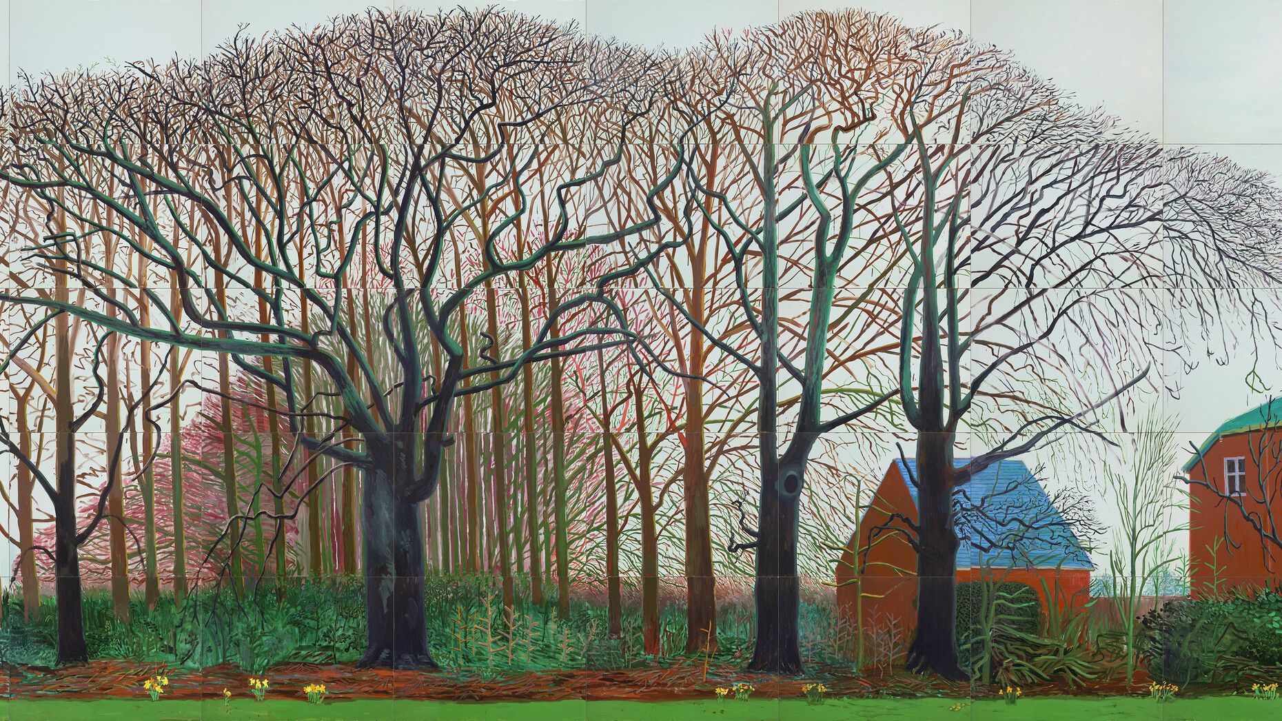 ▪︎ David Hockney ▪︎ 1937-2026 ▪︎ Bigger trees near Warter