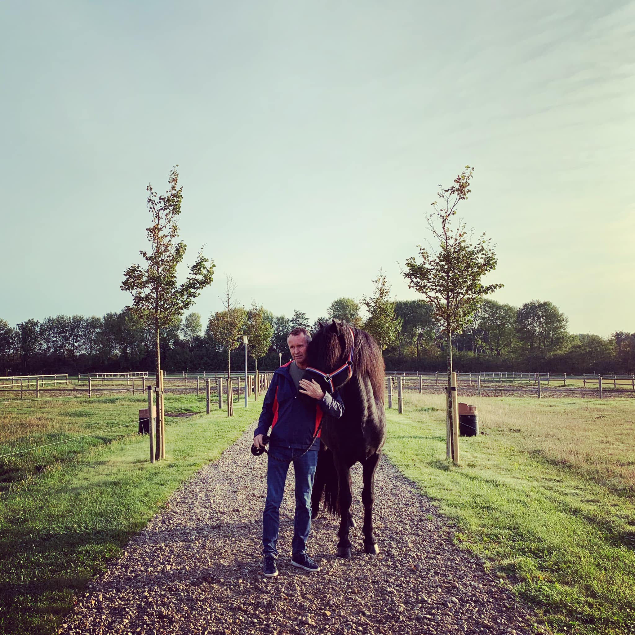 Karl fra Torfunesi arrived at his new owner Arild Haukanes in