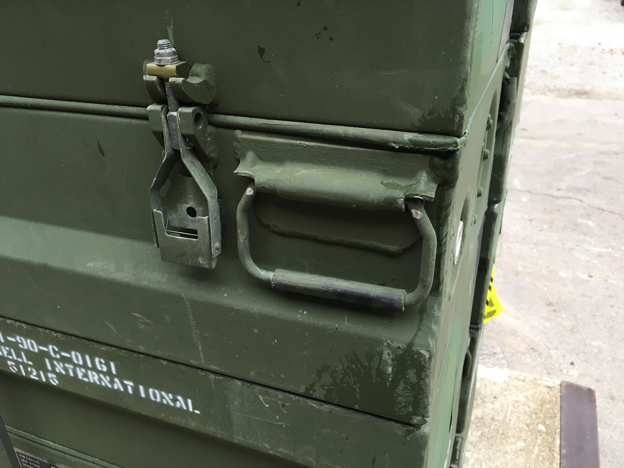 US MILITARY SURPLUS MISSILE BOX
