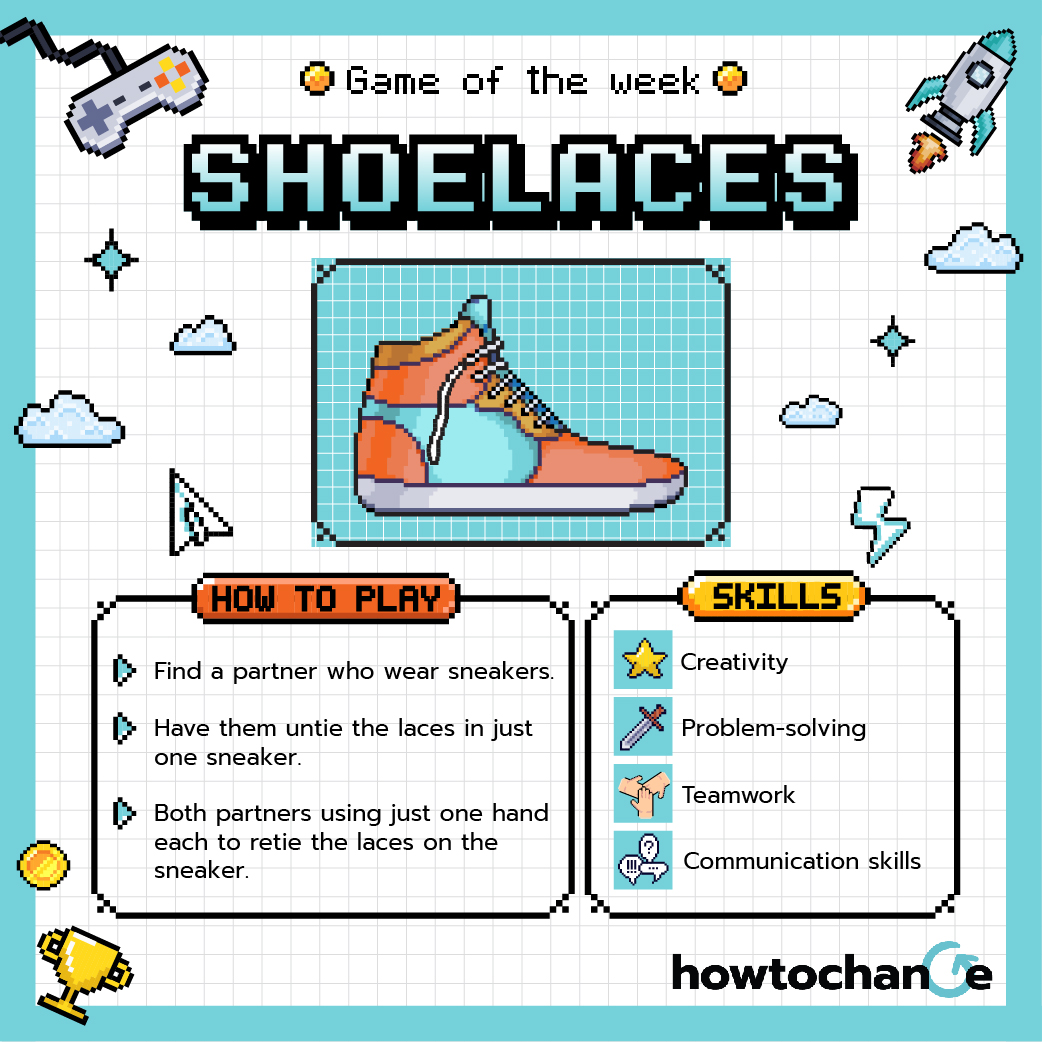 Shoelace Tying Problem Solving Challenges Reference: How2Change To Help You With Your Daily Communications At